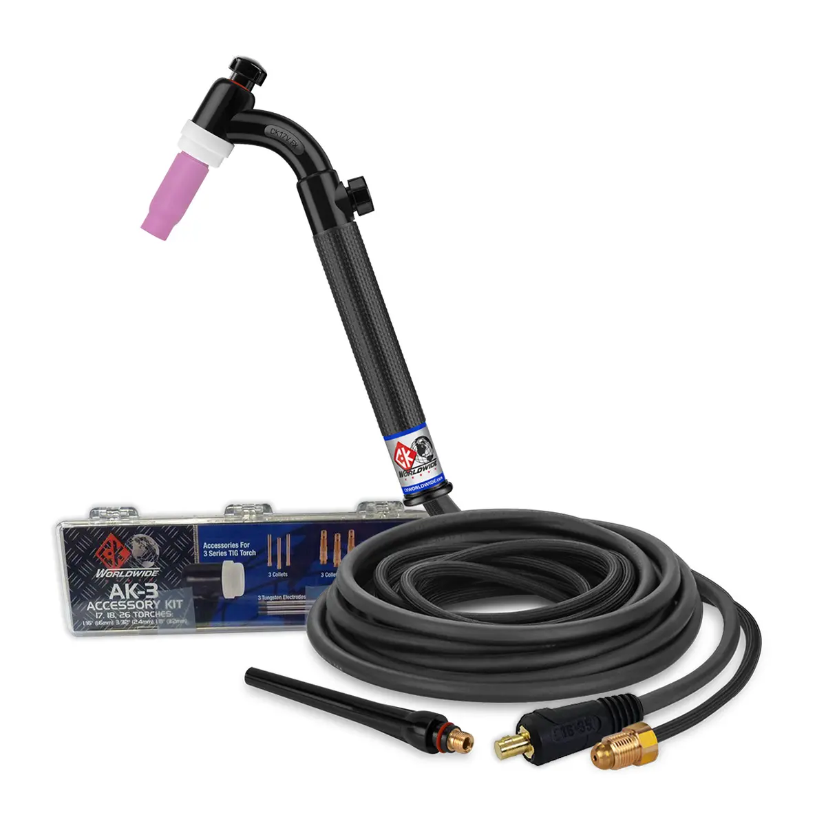Ck Worldwide Tig Torch Bundle For Esab Miniarc Rogue 1