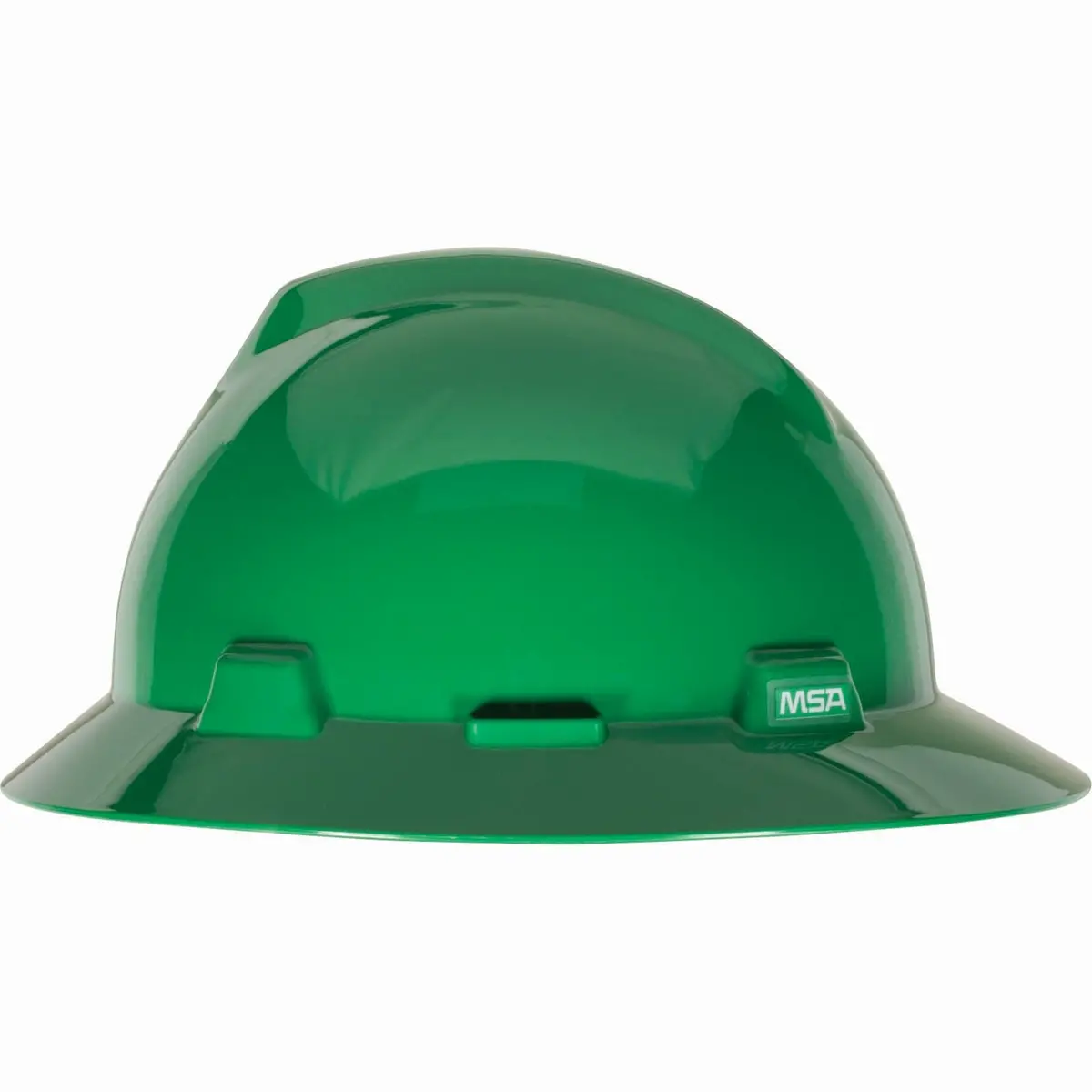 Msa V-Gard Brimmed Hard Hat W/ Staz-On Suspension, Slotted - 454735 1