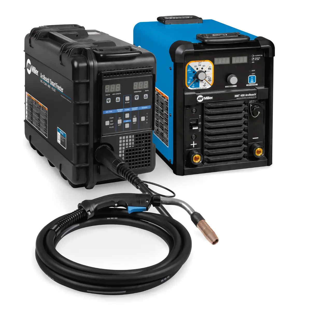 Miller Xmt 400 W/ Arcreach Smart Feeder & Bernard Pipeworx 300A - 951000112 1