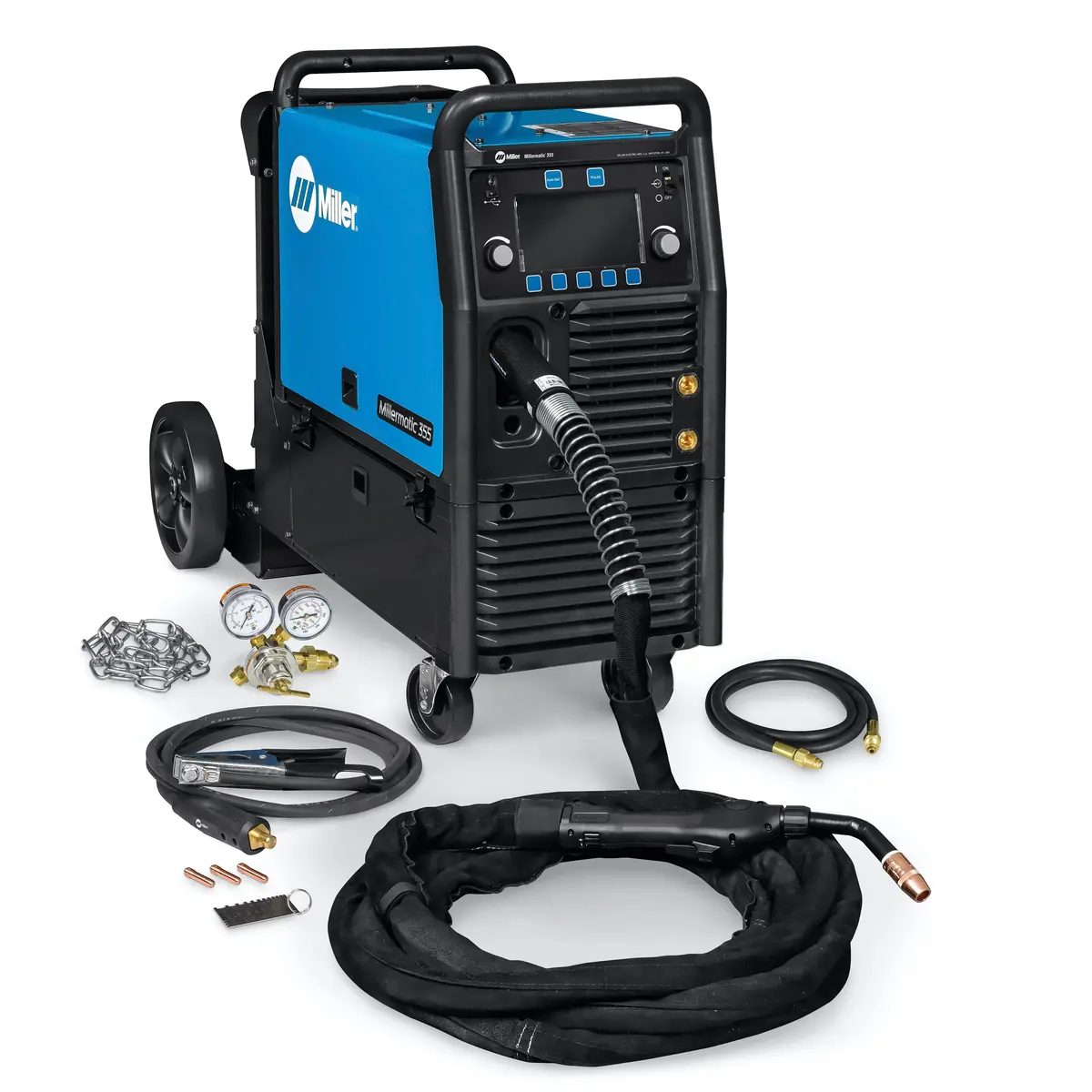 Miller Millermatic 355 Pulse Capable Aluma-Pro Gun Package Mig Welder - 951927 1