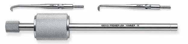 Premier Morrell Crown Remover Set Includes Hammer, Handle And Points 1 &Amp; 2 1