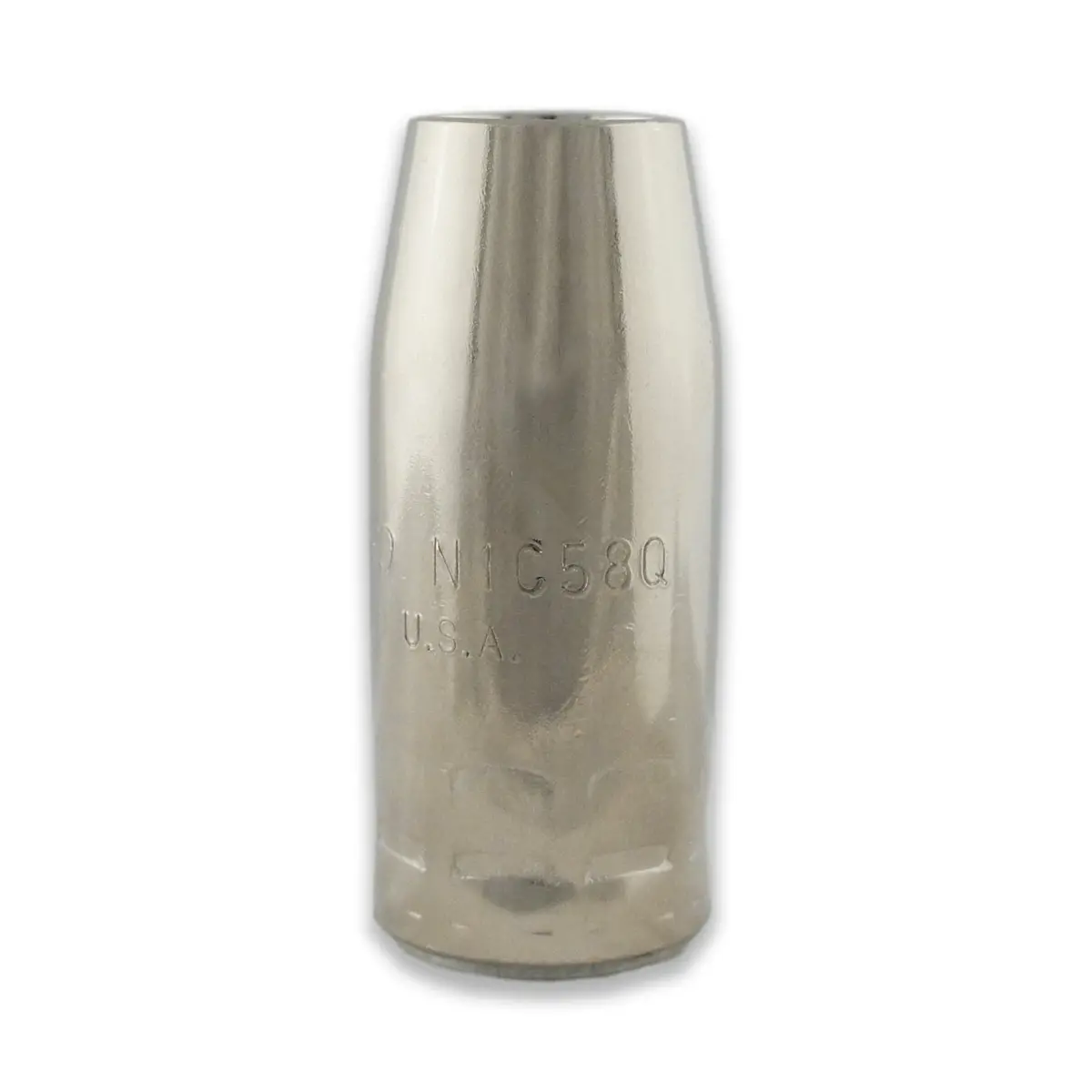 Bernard Quik Tip Thread-On Nozzle, 5/8" Bore, Plated Copper, 10/Pk - N1c58q 1