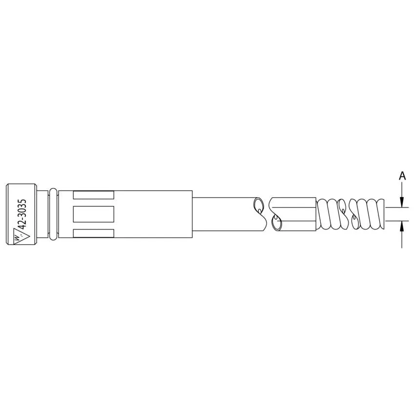 Tweco - Weldskill Ws42-4045-15 Conduit Liner (040-045, 15Ft) Steel Wound - 1420-1141 1