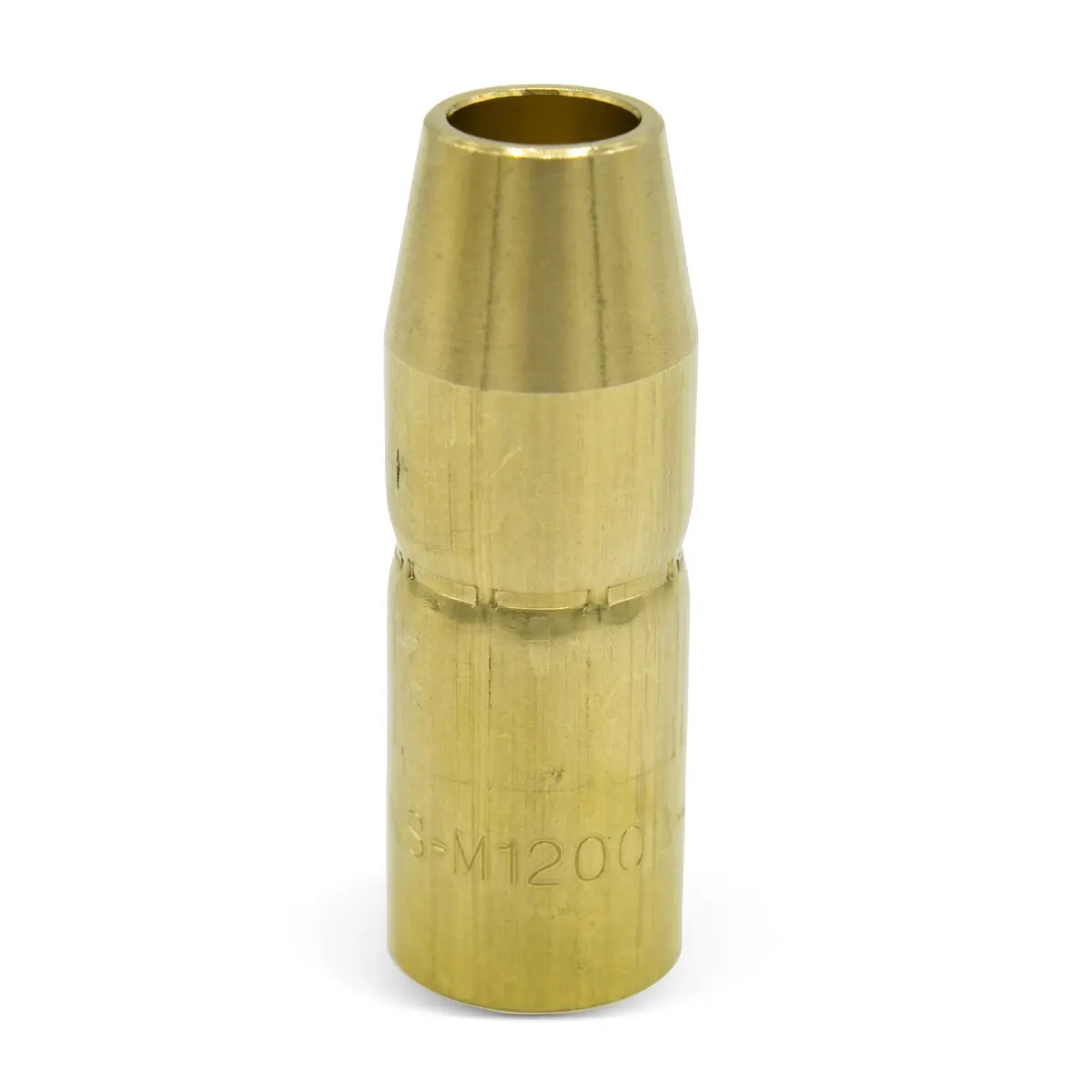 Miller Acculock Mdx-100 Thread-On Brass Nozzle, 1/2" Flush - Ns-M1200b 1