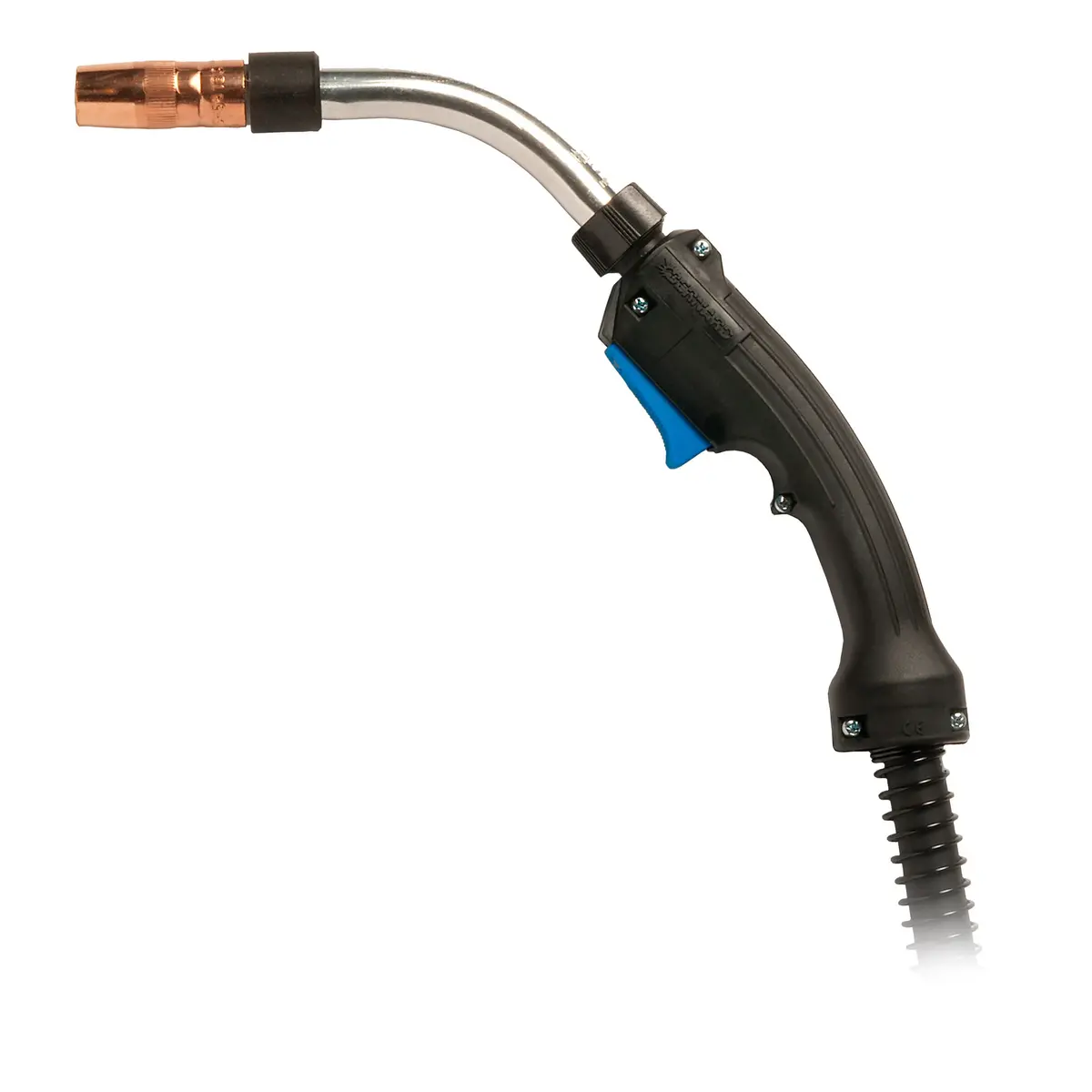Bernard® Btb Mig Gun 300A, 15 Ft. B Series Curved Handle, Medium 45° Rotatable Neck, Acculock™ S .052 In., Rear Load Liner With Miller® Power Pin - Q3015ae9hmc 1