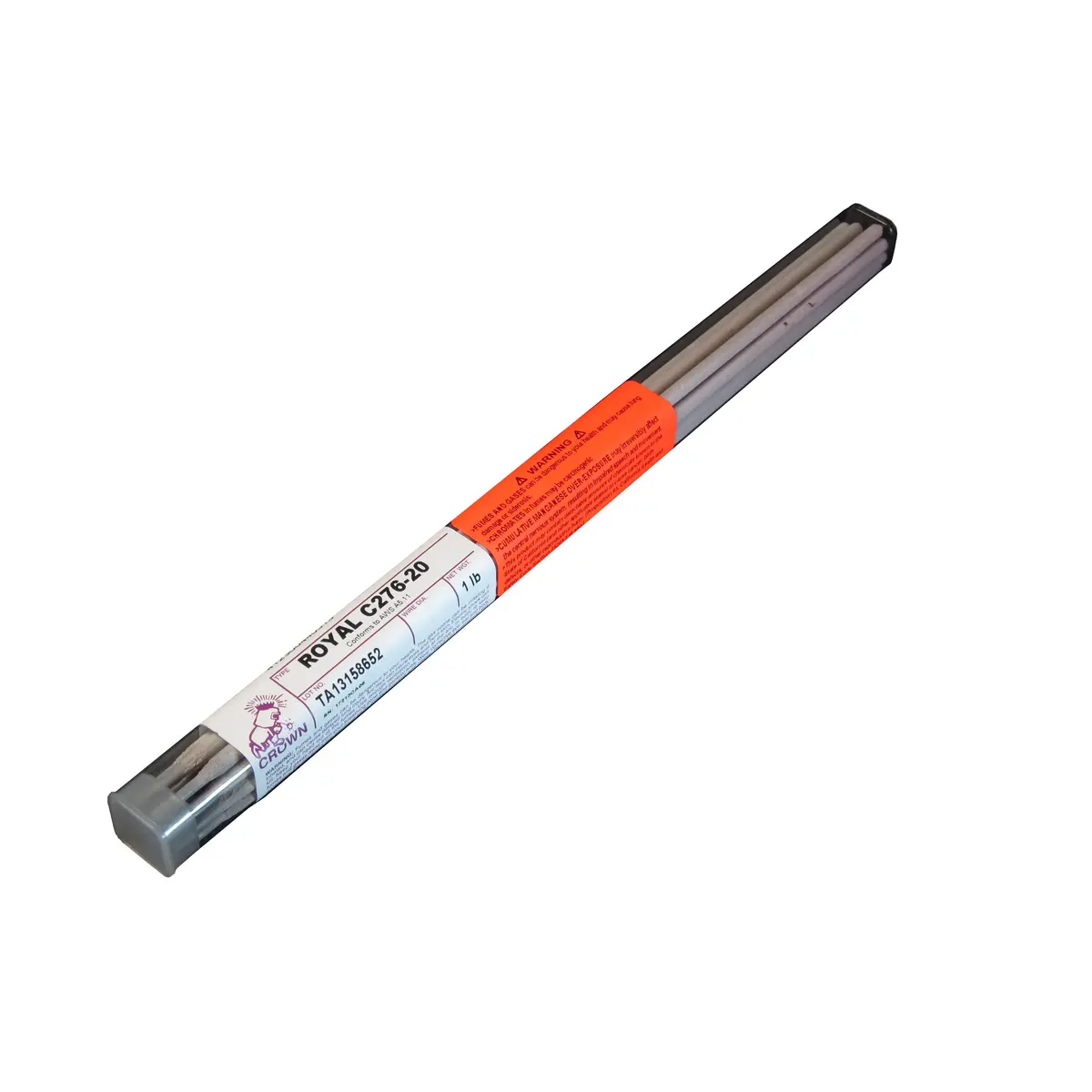 Crown Alloys Royal C276-20 1/8" Electrode 1Lb Tube - Rec276/Eo-Bp 1
