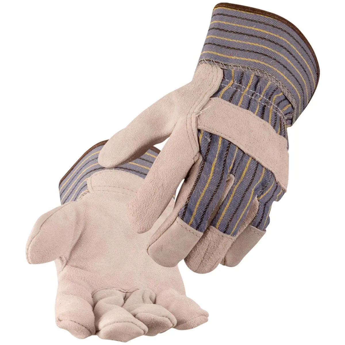 Black Stallion Standard Split Cowhide Leather Palm Glove - 6B 1