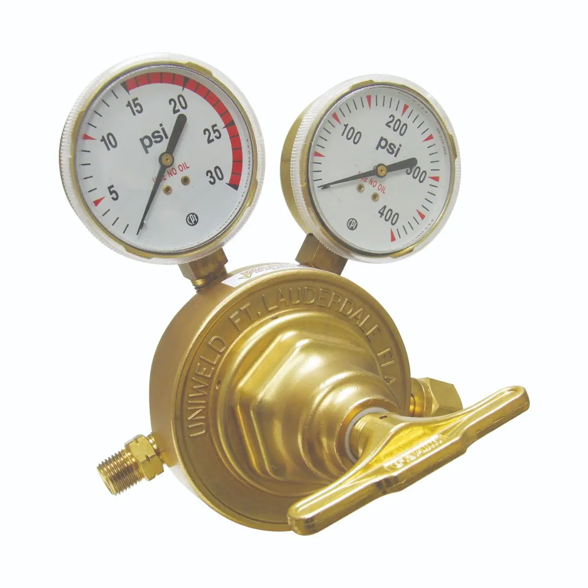 Uniweld Acetylene Regulator Hd 1-Stage Cga510 - Rv8011 1