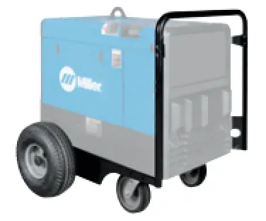 Miller Trailblazer 330 Diesel Multi-Terrain Running Gear With Never Flat Tires - 301717 1