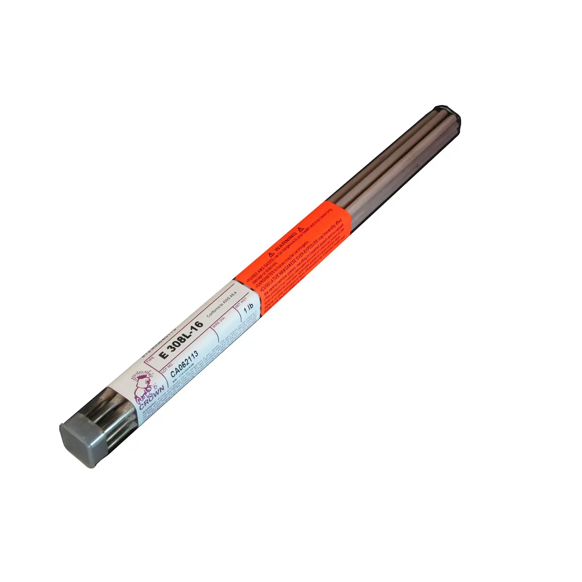 Crown Alloys E 308L-16  - 5/32" Electrode - 1 Lb Tube - Se308/Exp-Bp 1