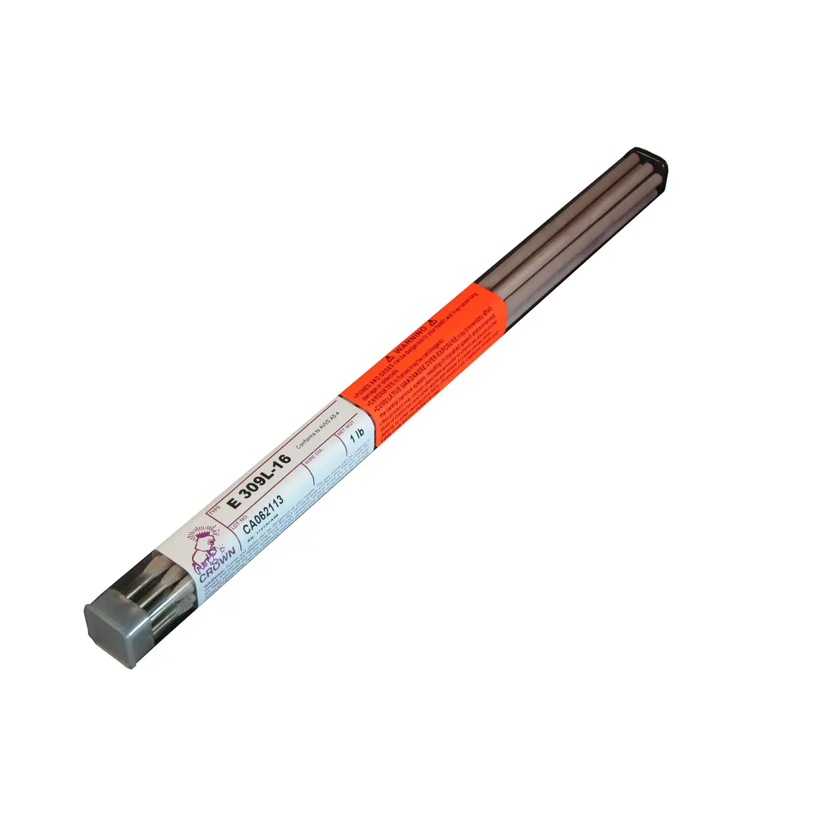 Crown Alloys E 309L-16  - 3/16" Electrode - 1 Lb Tube - Se309/Exq-Bp 1