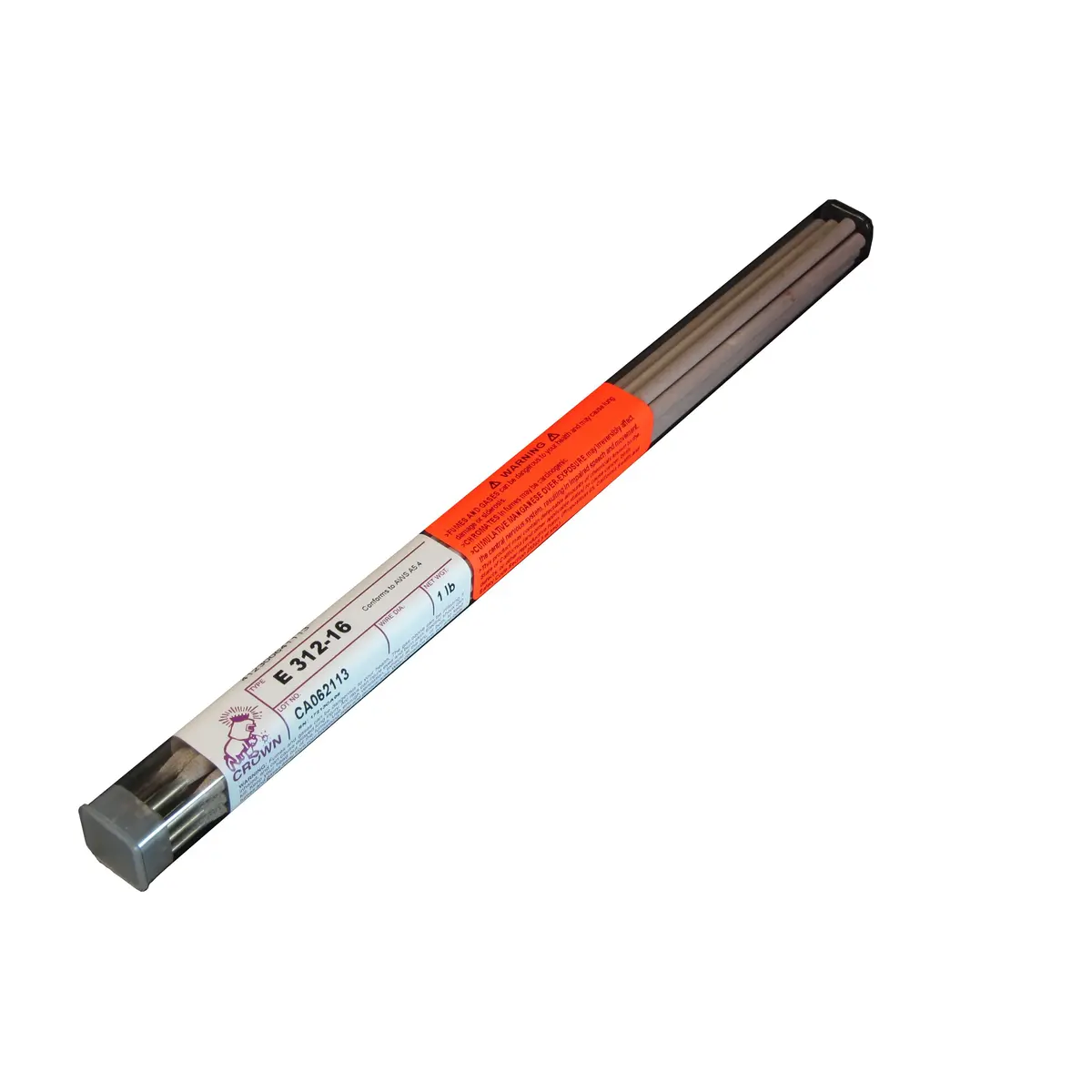 Crown Alloys E 312-16 - 5/32" Electrode - 1 Lb Tube - Se312/Ep-Bp 1