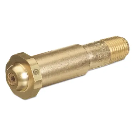 Western Brass Nipple: W Filter, 1/4" Npt 3 1/2" Long Cga-680 - 680-4Sf 1