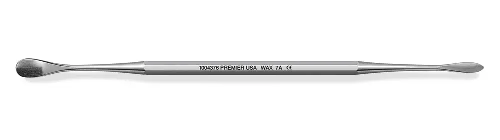 Premier #7A Double End Wax Spatula With Octagon Handle 1