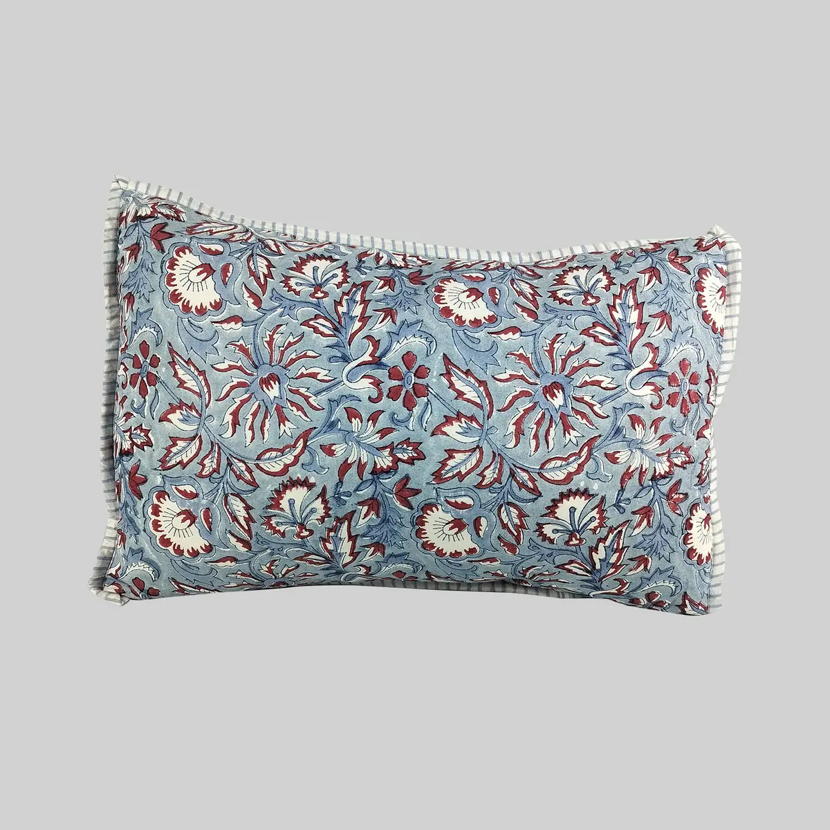 Hand Block Quilted Cushions Cover 13 In X 19 In 1