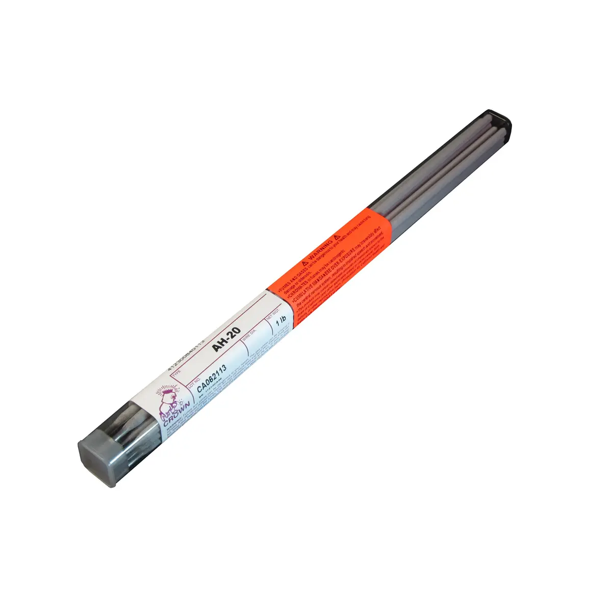 Crown Alloys Ah-20  - 1/8" Electrode - 1 Lb Tube - Teah/Eo-Bp 1