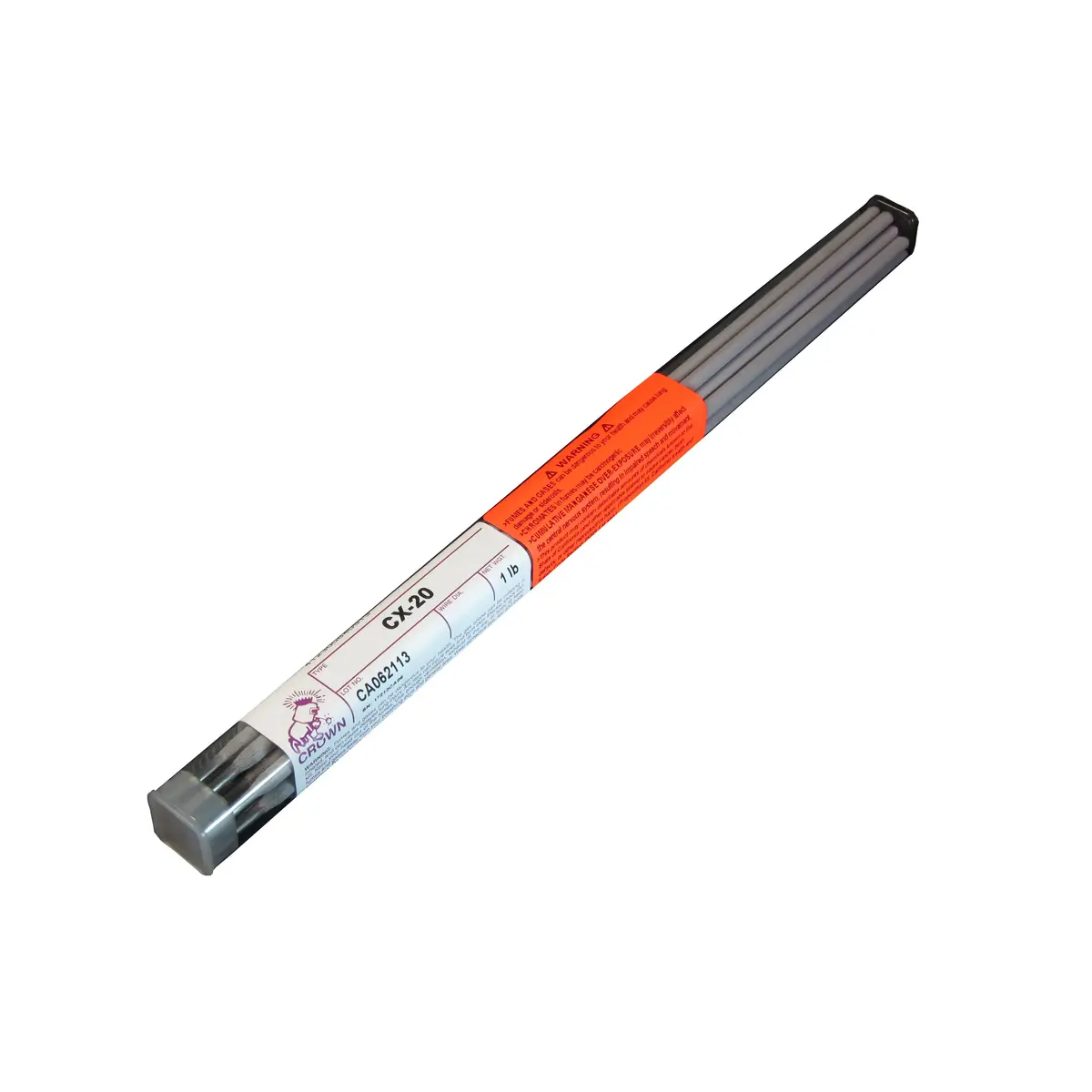 Crown Alloys Cx-20  - 5/32" Electrode - 1 Lb Tube - Tecx/Ep-Bp 1