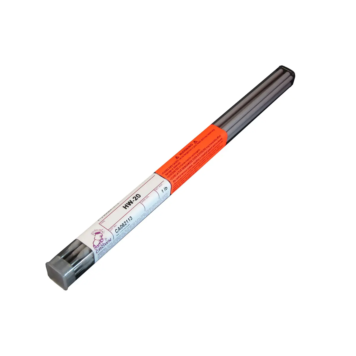Crown Alloys Hw-20 - 5/32" Electrode - 1 Lb Tube - Tehw/Ep-Bp 1