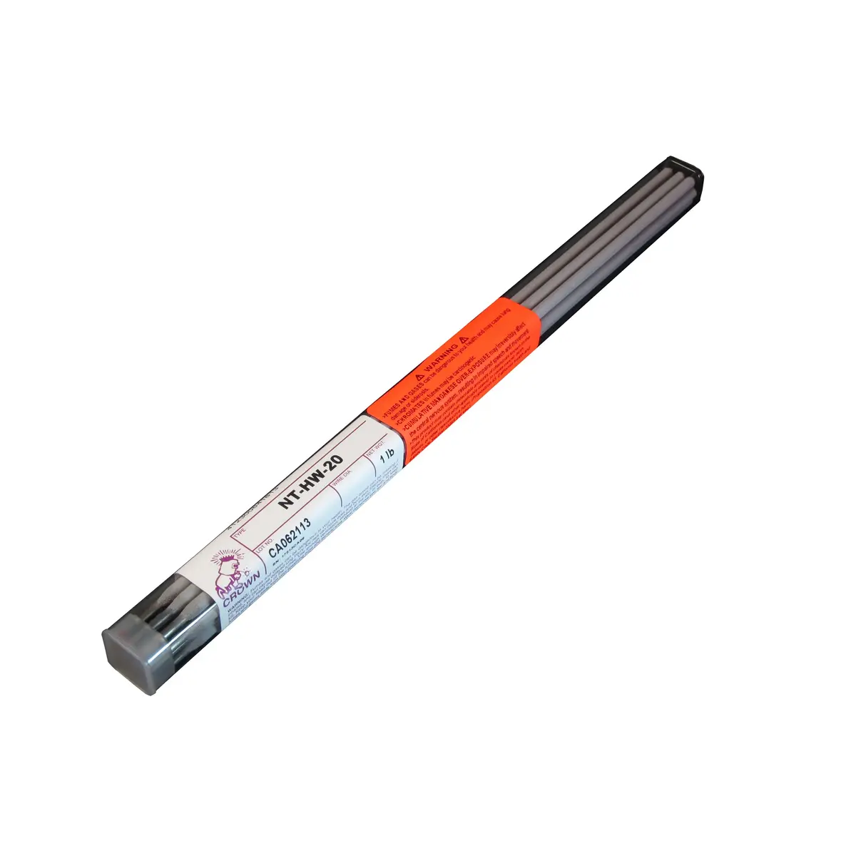 Crown Alloys Nt-Hw-20  - 1/8" Electrode - 1 Lb Tube - Tenthw/Eo-Bp 1