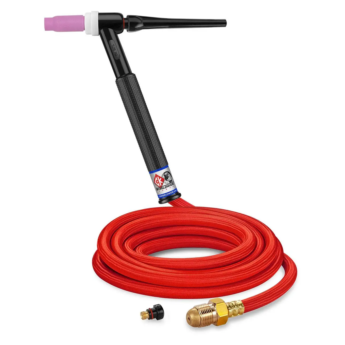 Ck Worldwide 200A Trim-Line Tig Torch W/ Super-Flex Cable, 12.5 Ft - Tl26-12-Rsf Rg 1