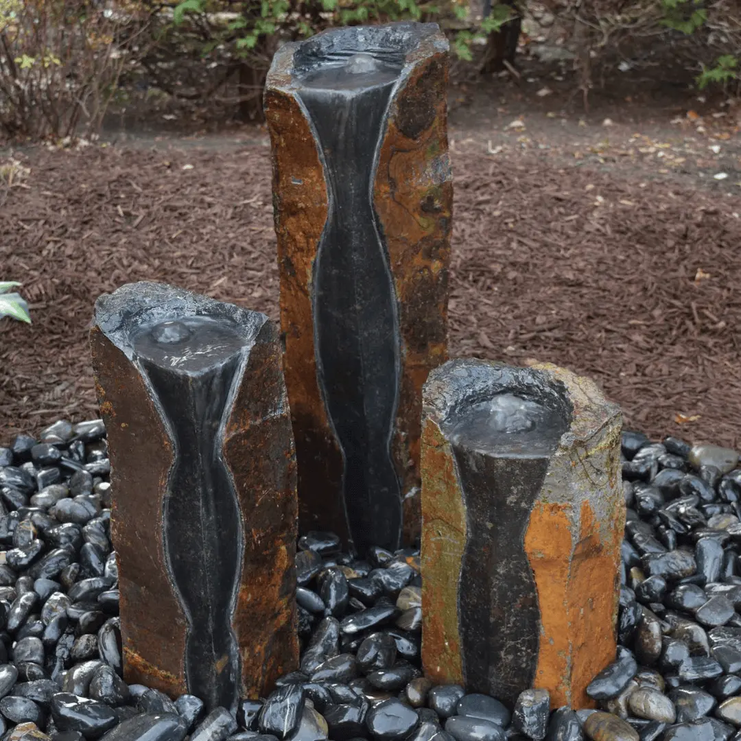 Modern Basalt Fountain Xl Trio Complete Kit 1