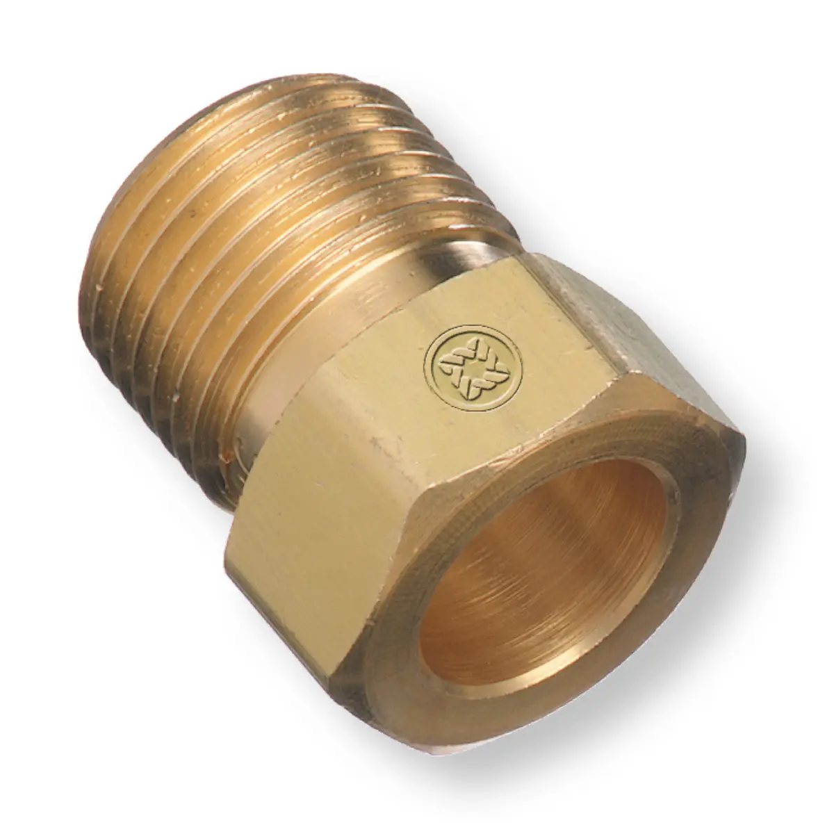 Western Regulator Inlet Nut, Industrial Mixtures Of Oxygen, Brass, Cga-296 - 29-2 1