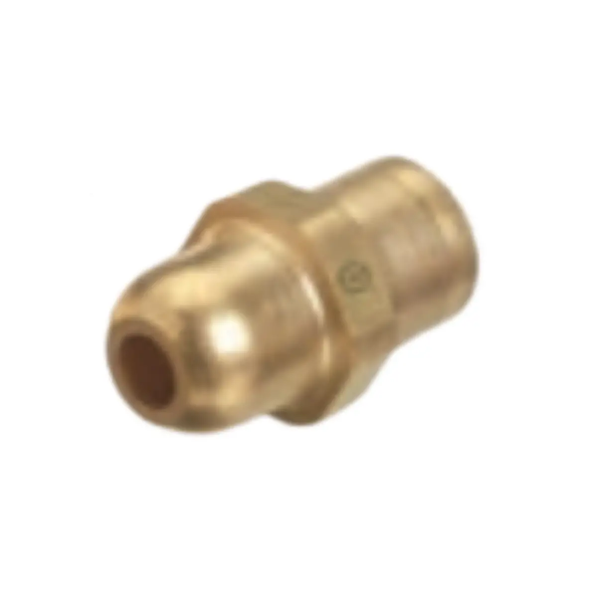 Western Brass Nipple: Recessed For 5/16" Od Tube, Cga-540 - 63-M2 1