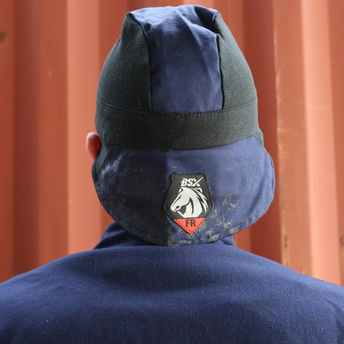 Black Stallion Bsx Silicone Grip Fr Cotton Welding Cap - Ah1631-Nb 2