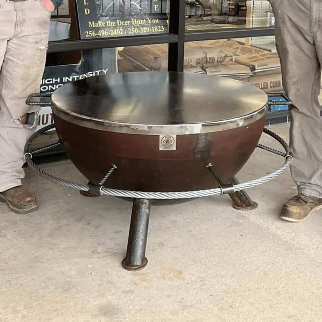 Carbon Steel Fire Pit Lid 1
