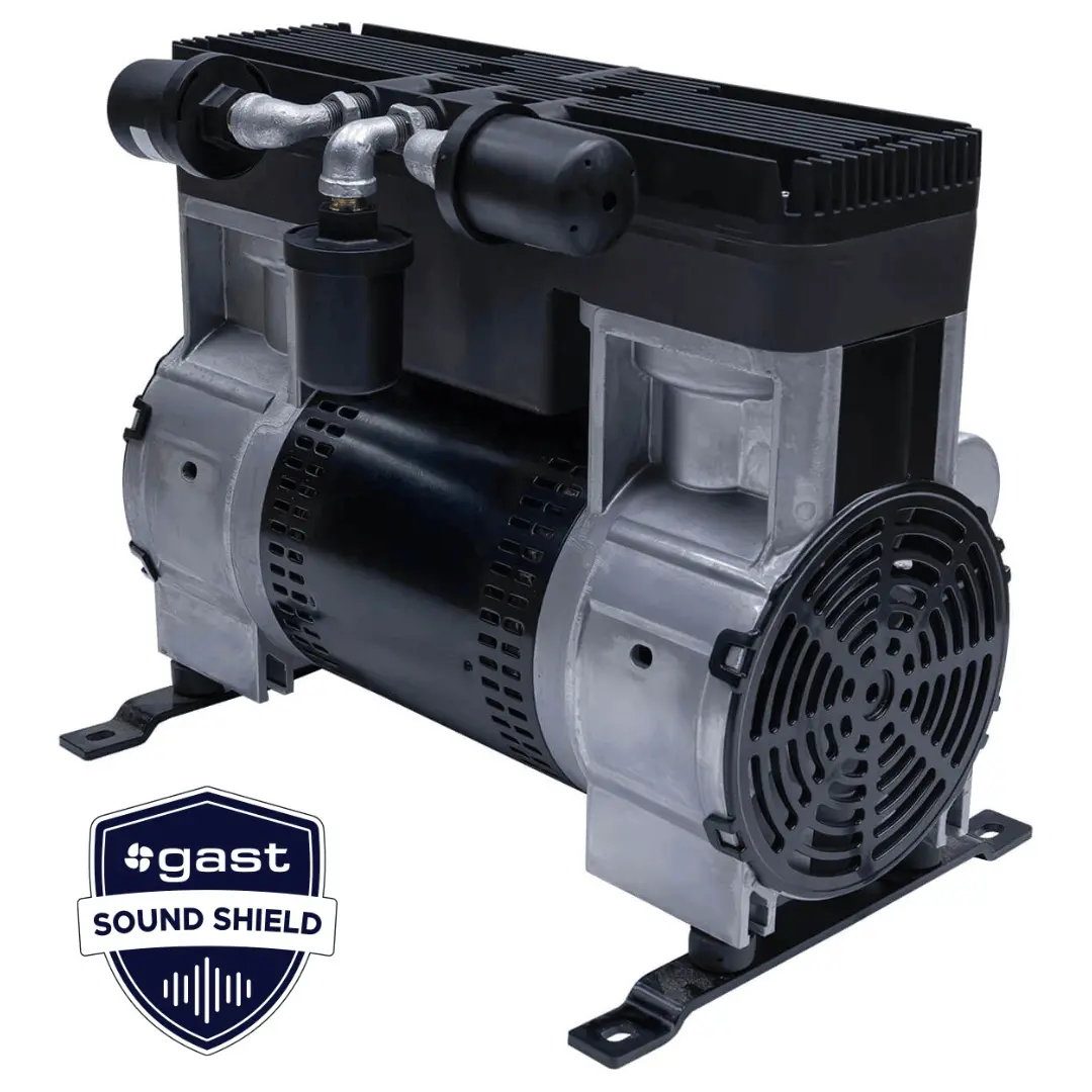 Stratus 2 Hp Src Series High Pressure Dual Rocking Piston Compressor With Sound Shield 1