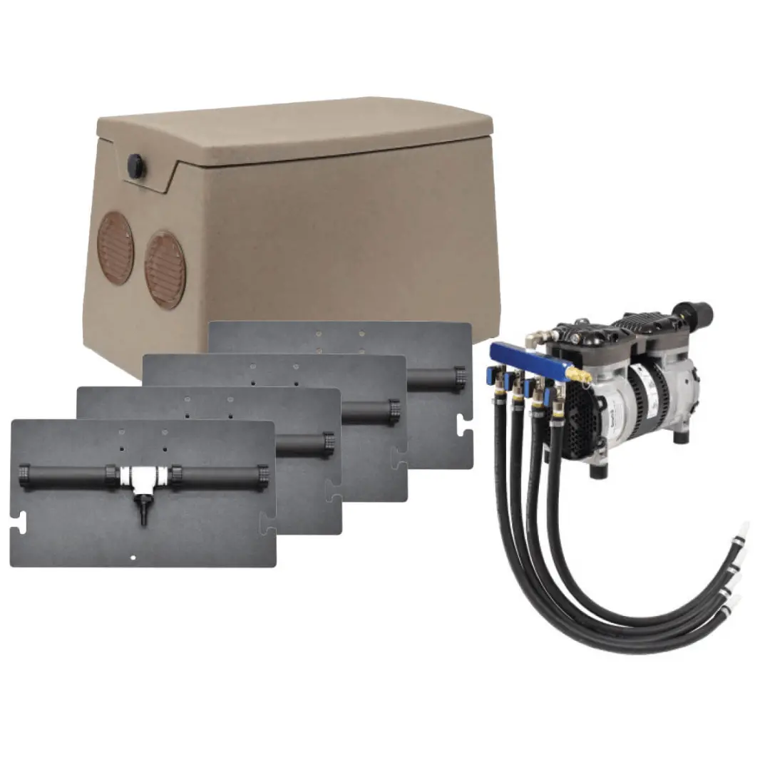 Air De-Icing System For Deep Water – Up To 100′ Dock 1