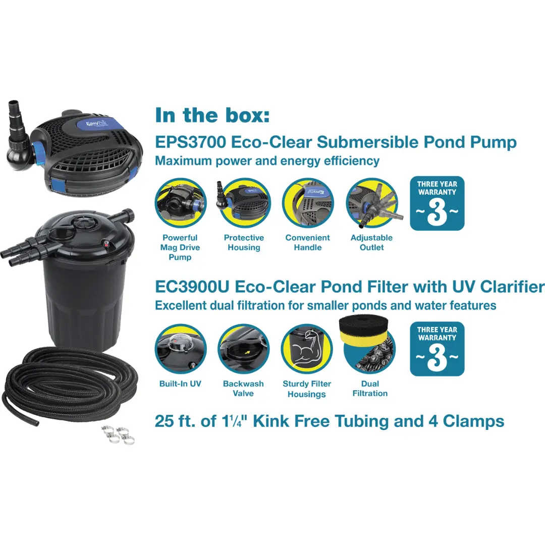 Eco-Clear - Complete Pond Filtration System 3