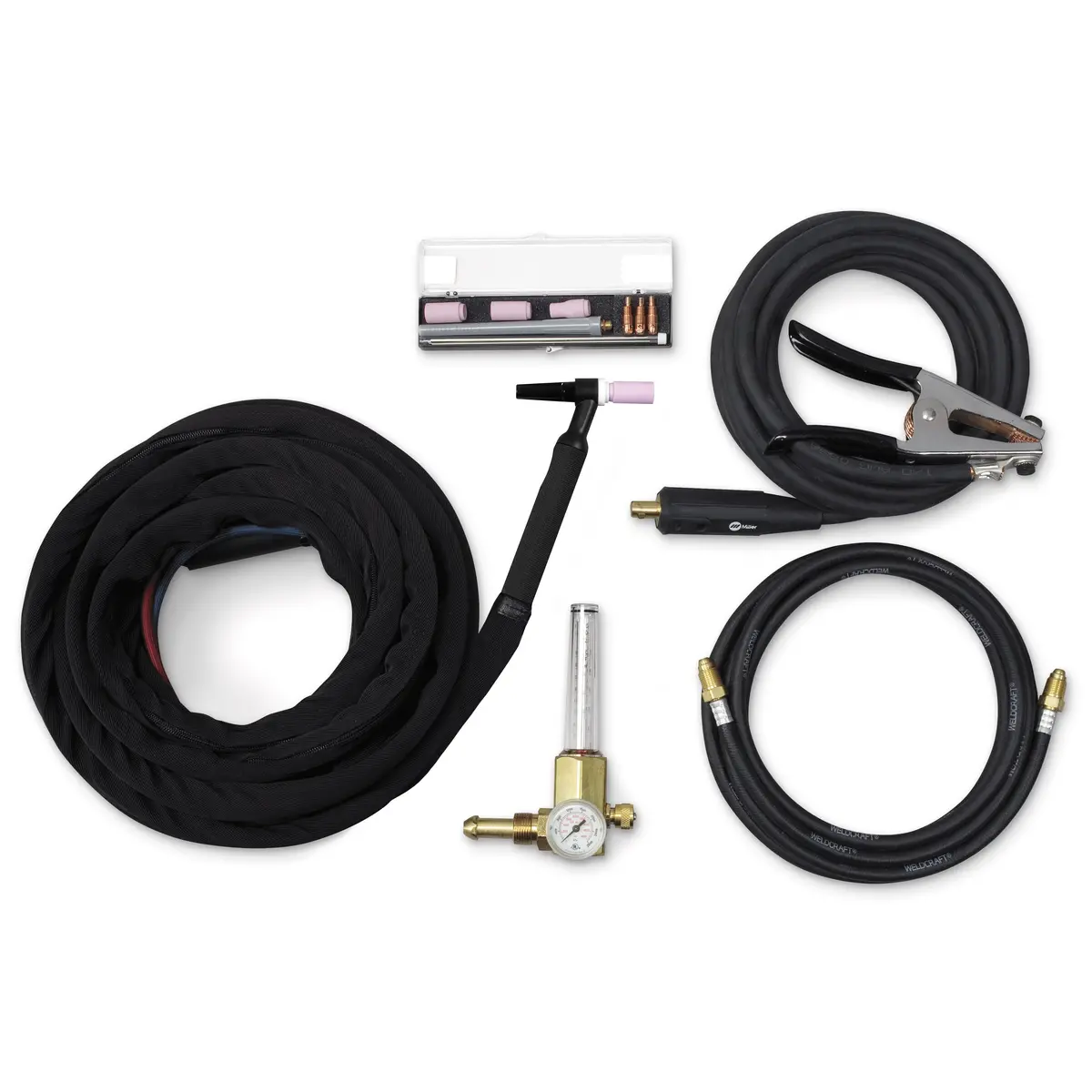 Weldcraft W-375 Super Cool Tig Torch Kit, 25 Ft - 301268 1