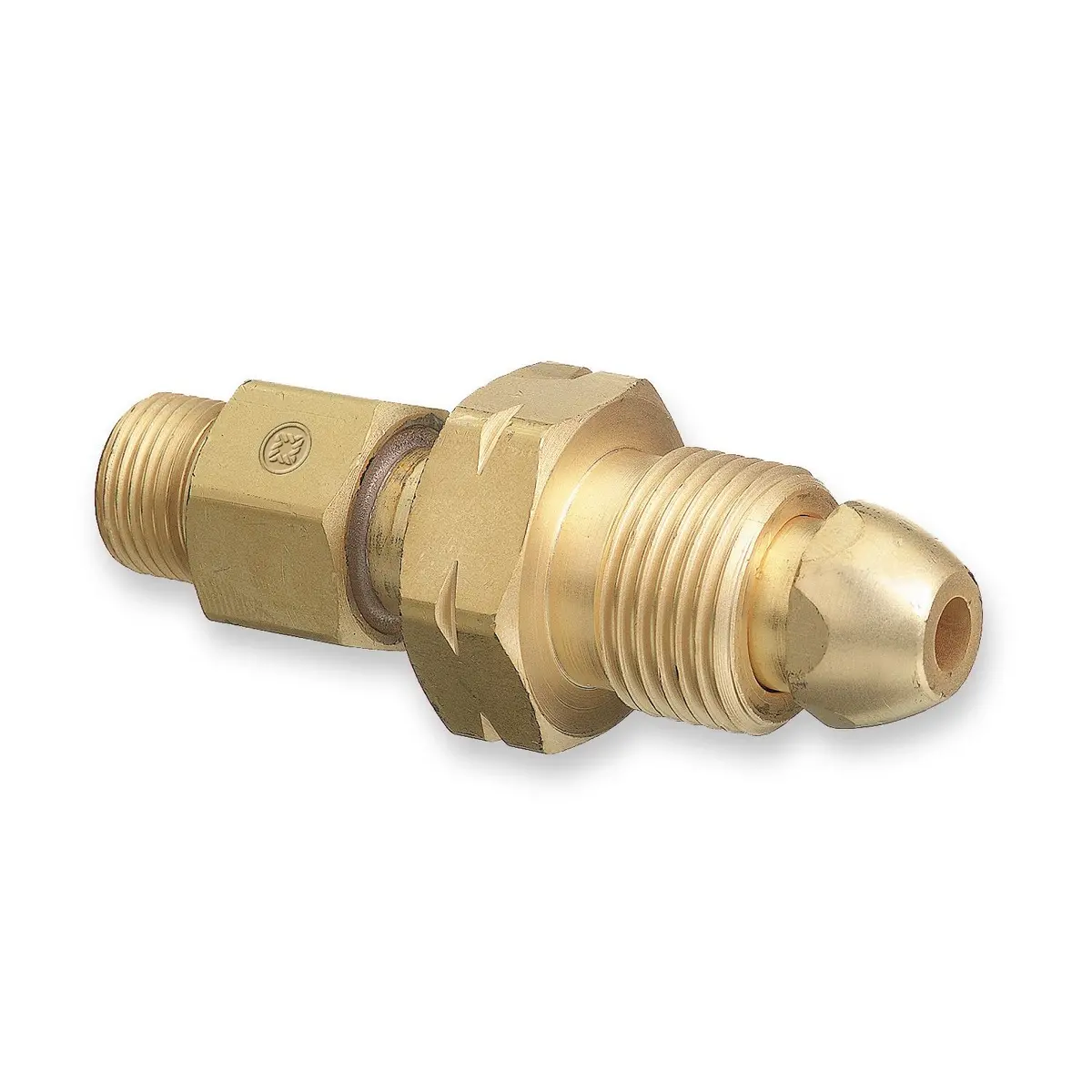 Western Brass Cylinder Adaptor, Cga-510 To Cga-200 "Mc" - 320 1