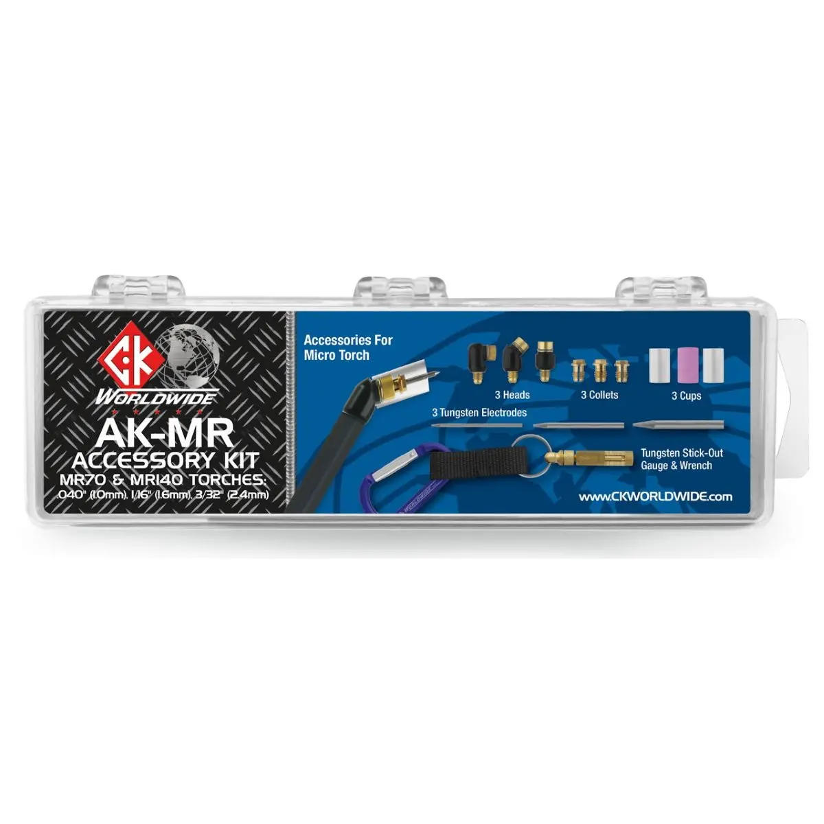 Ck Worldwide Micro-Torch Tig Accessory Kit - Ak-Mr 1