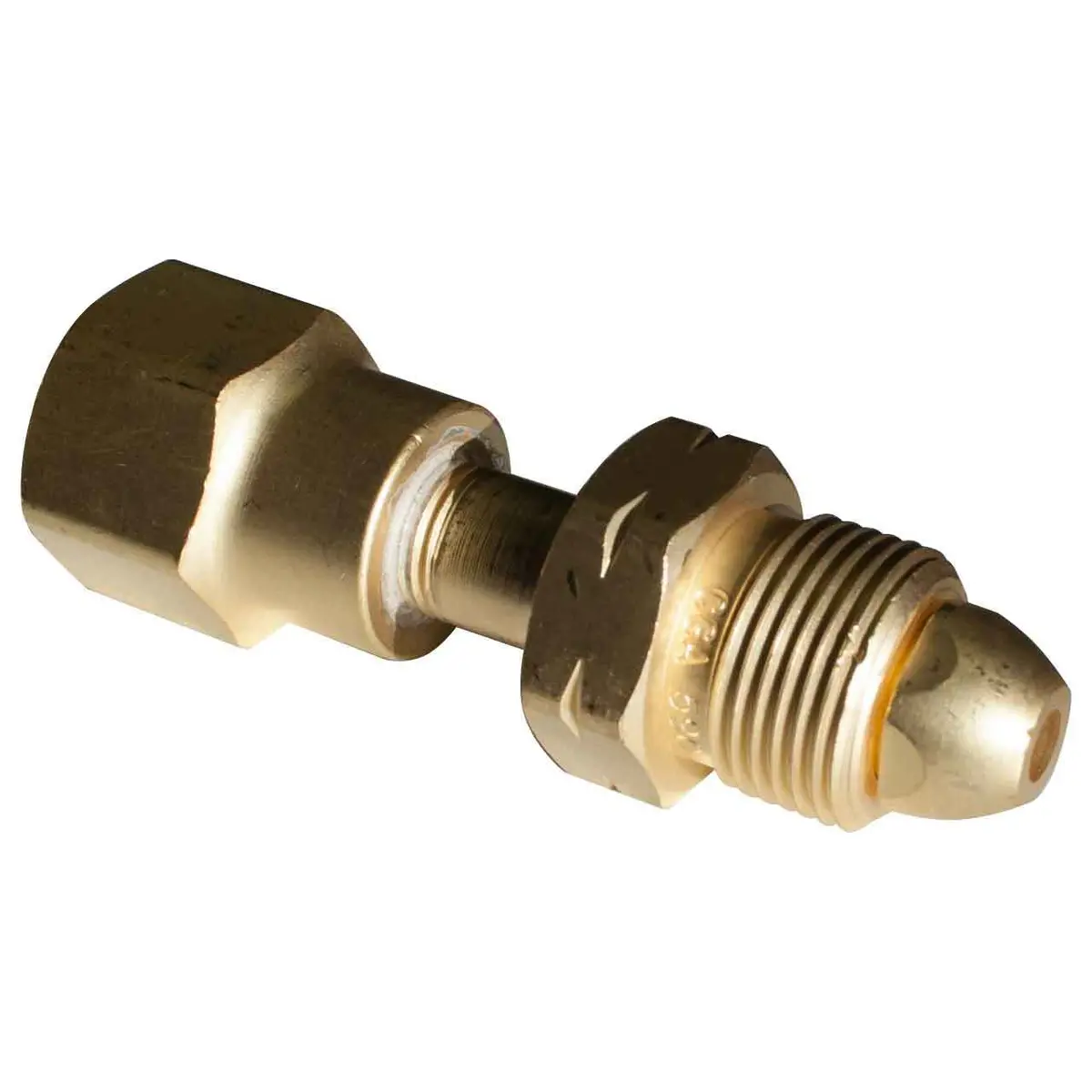 Western Brass Cylinder Adaptor, Cga-590 To Cga-580 - 815 1