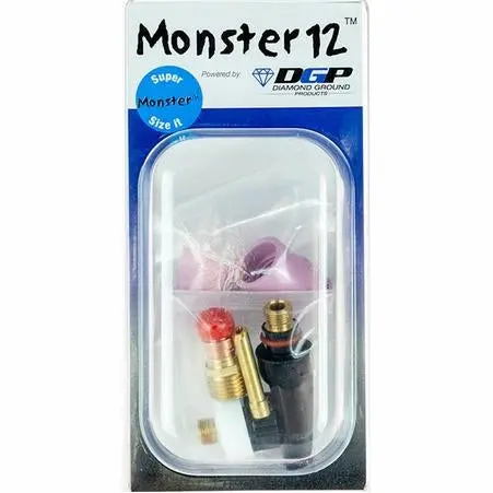 Diamond Ground Monster 12 Tig Nozzle Kit, 3/32" - Mn12-3-332D 1