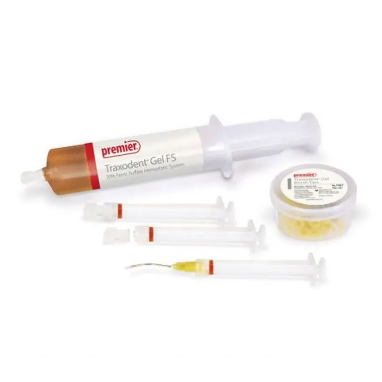 Traxodent Hemostatic 20% Ferric Sulfate Gel, 30Ml Filled Bulk Syringe Starter Kit. Includes 1
