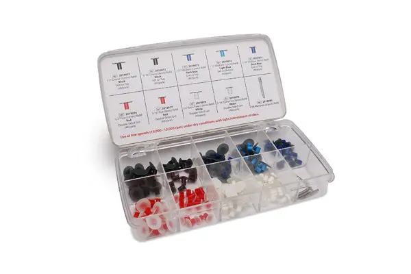 Poli-Pro Disc Refill, Extra-Fine 1/2&Quot; Grit Double Sided, Box Of 40 Discs 1
