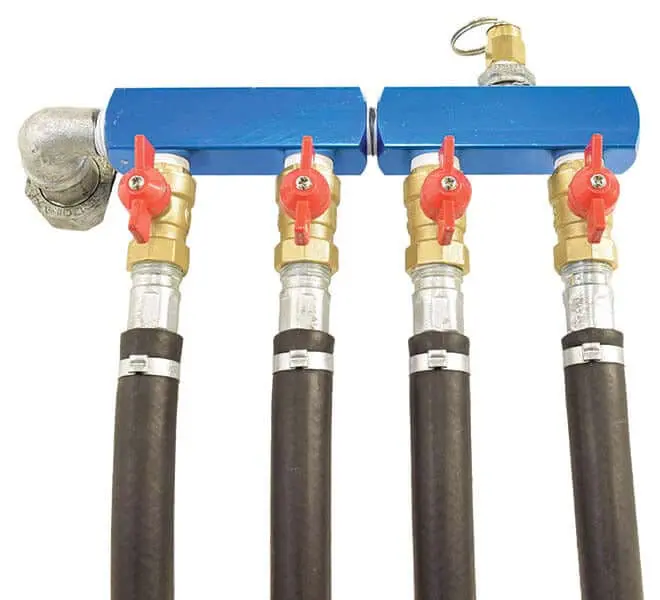 Rotary Vane Four Valve Outlet 1