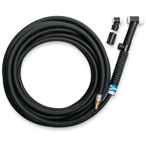Weldcraft Air-Cooled Tig Torch 25' (7.6M), Rubber - Wp-150V-25-R 1