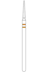 Premier Laboratory Hp Diamonds #X772.10 Round End Taper Fine Grit Laboratory Hp 1